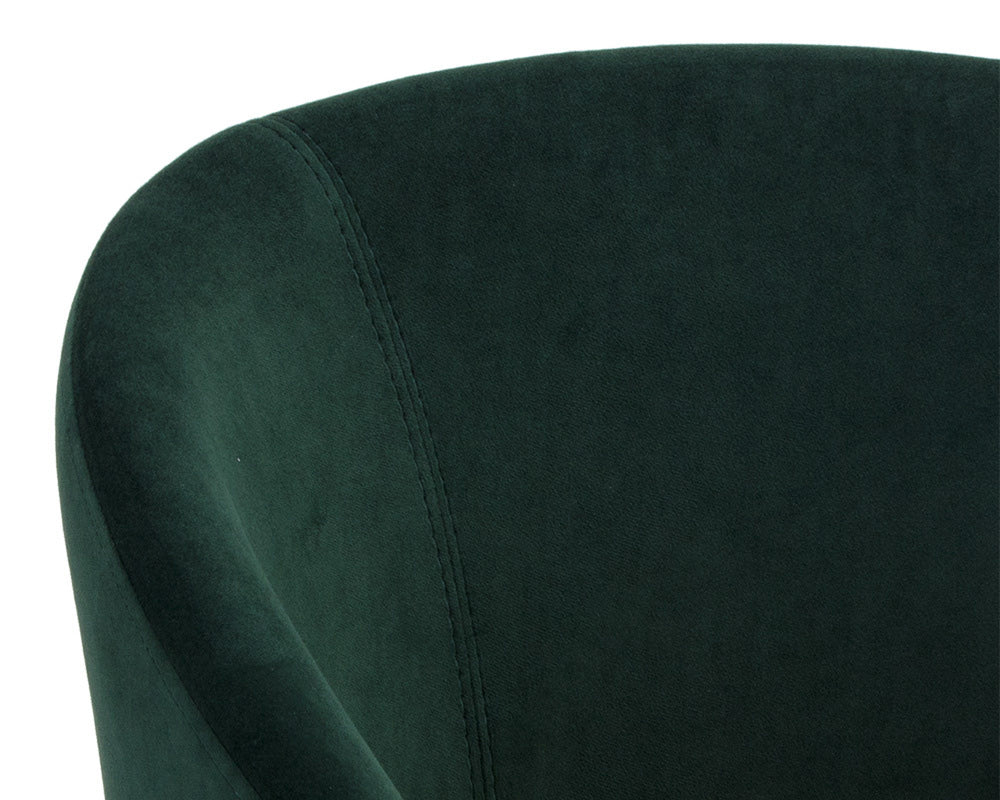 Sunpan - Thatcher Dining Armchair - Black - Deep Green Sky - 104965_SUN view 6