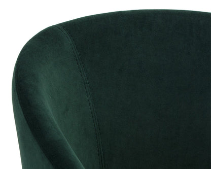 Sunpan - Thatcher Dining Armchair - Black - Deep Green Sky - 104965_SUN view 6