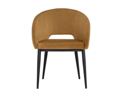 Sunpan - Urban Unity Thatcher Dining Armchair - Black - Gold Sky - 107978 veiw 2