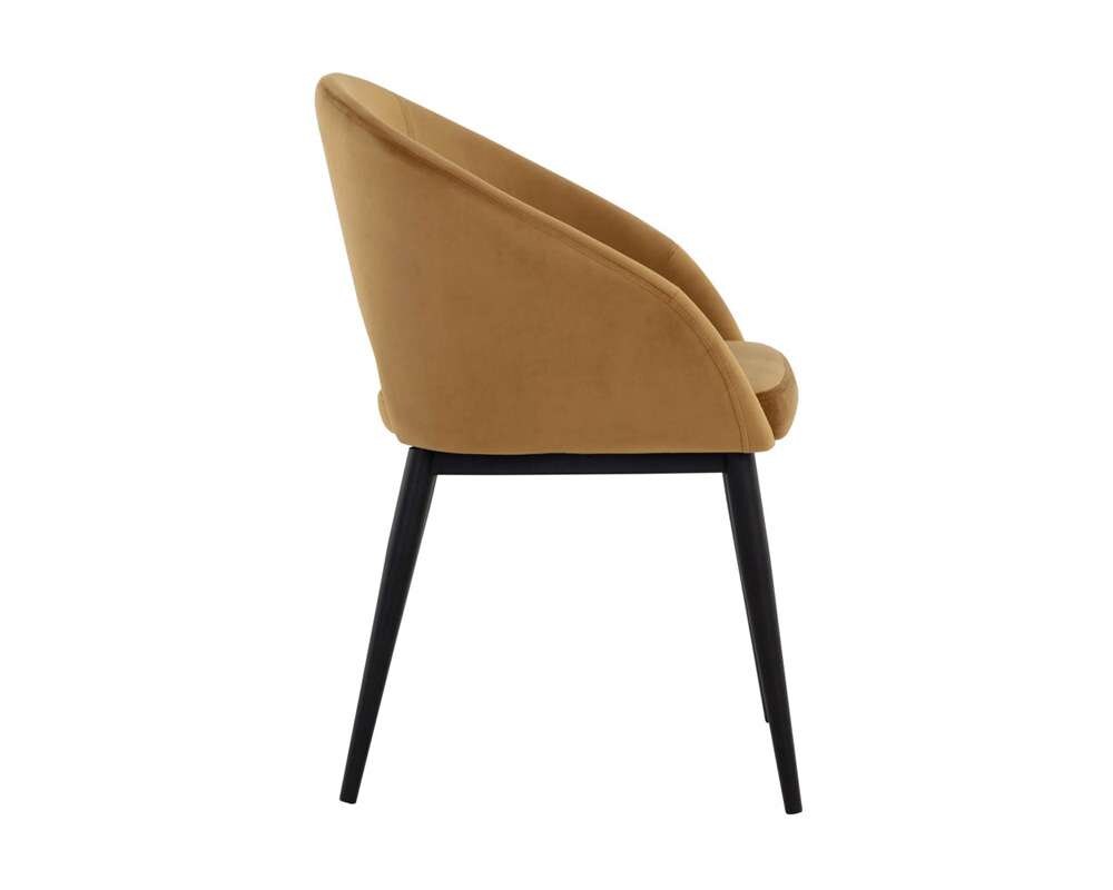 Sunpan - Urban Unity Thatcher Dining Armchair - Black - Gold Sky - 107978 veiw 3