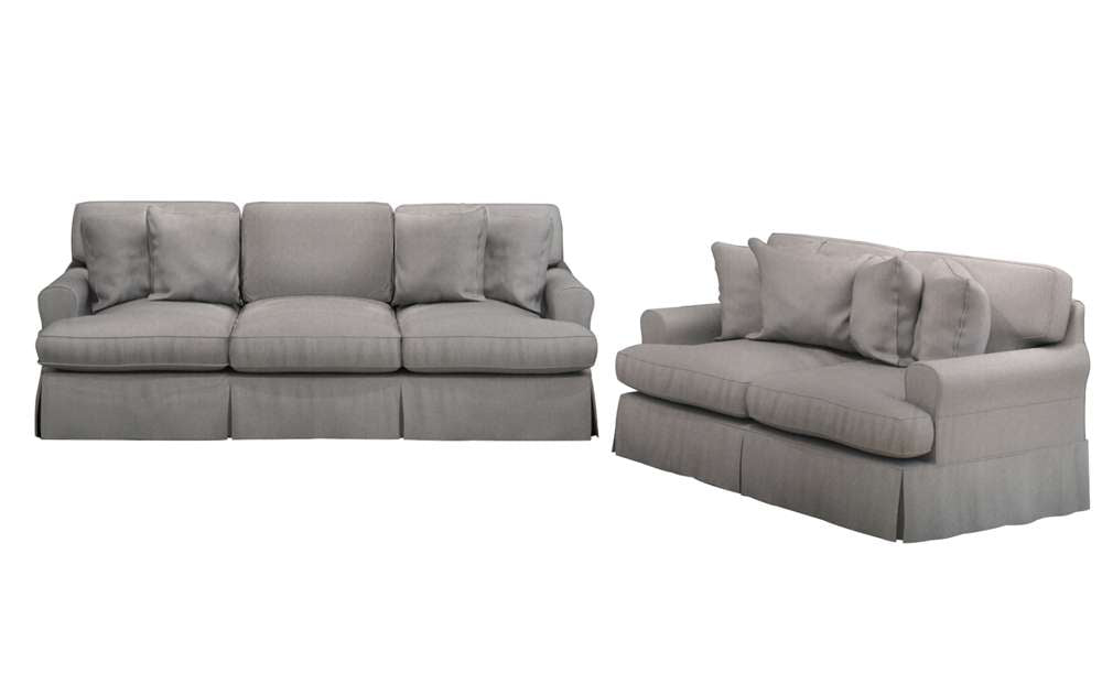 Sunset Trading -  Horizon 2 Piece Slipcovered Living Room Set  - SU-1176-94-0010 veiw 1