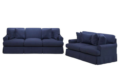 Sunset Trading -  Horizon 2 Piece Slipcovered Living Room Set  - SU-1176-49-0010 veiw 1