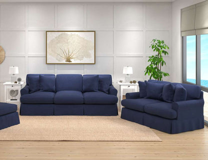 Sunset Trading -  Horizon 2 Piece Slipcovered Living Room Set  - SU-1176-49-0010 veiw 3