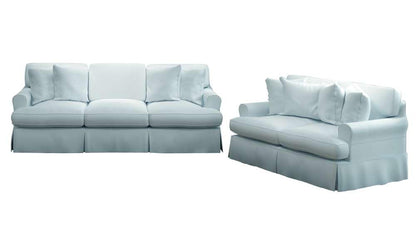 Sunset Trading -  Horizon 2 Piece Slipcovered Living Room Set - SU-1176-43-0010 veiw 1