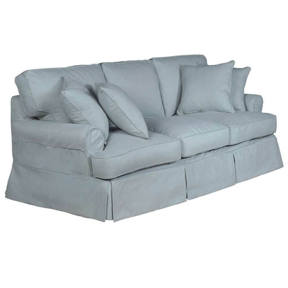 Sunset Trading -  Horizon 2 Piece Slipcovered Living Room Set - SU-1176-43-0010 veiw 5