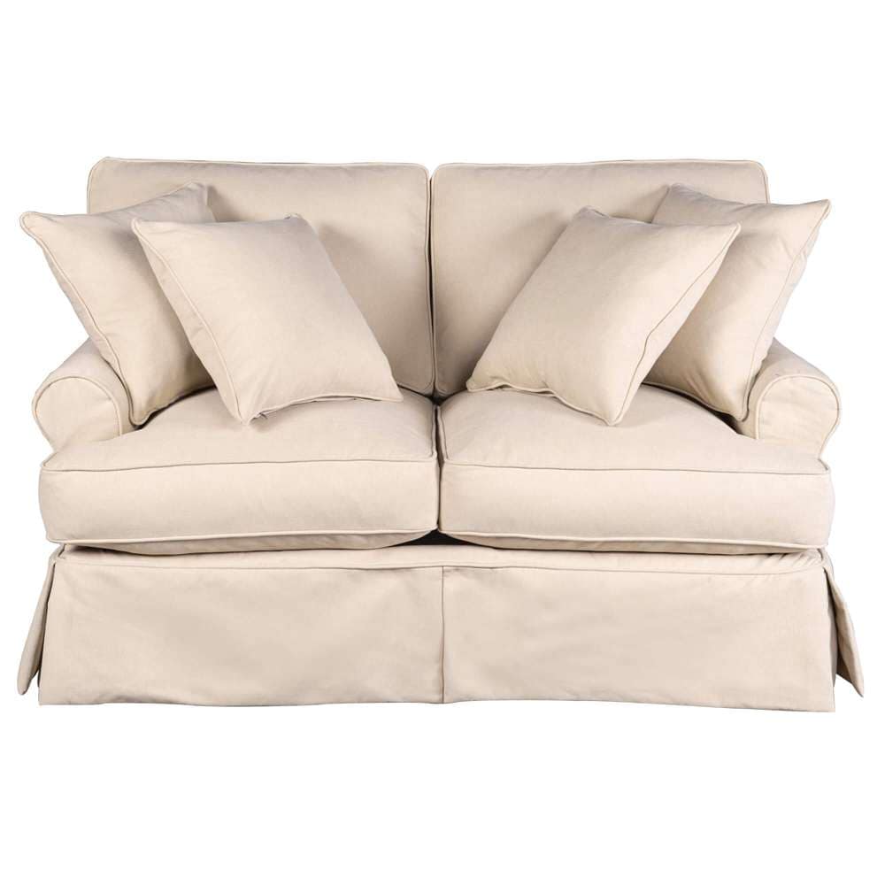 Sunset Trading -  Horizon 2 Piece Slipcovered Living Room Set  - SU-1176-84-0010 veiw 7