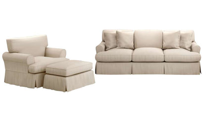 Sunset Trading -  Horizon 3 Piece Slipcovered Living Room Set  - SU-1176-84-002030 veiw 1