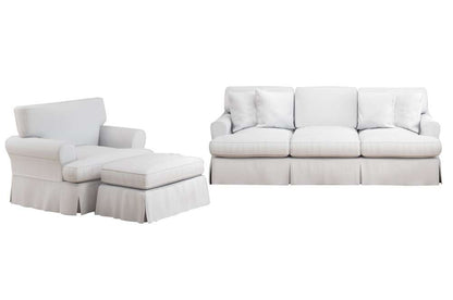 Sunset Trading -  Horizon 3 Piece Slipcovered Living Room Set  - SU-1176-81-002030 veiw 1