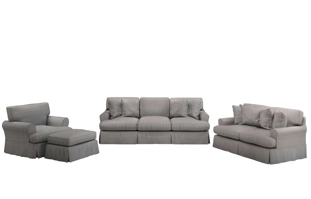 Sunset Trading -  Horizon 4 Piece Slipcovered Living Room Set  - SU-1176-94-00102030 veiw 1
