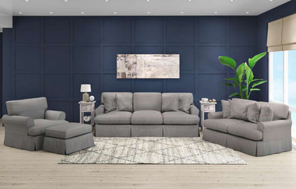Sunset Trading -  Horizon 4 Piece Slipcovered Living Room Set  - SU-1176-94-00102030 veiw 7