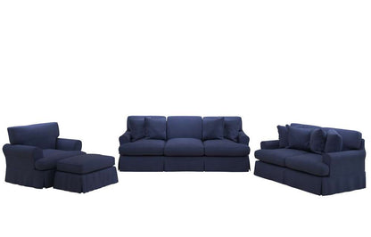 Sunset Trading -  Horizon 4 Piece Slipcovered Living Room Set  - SU-1176-49-00102030 veiw 1