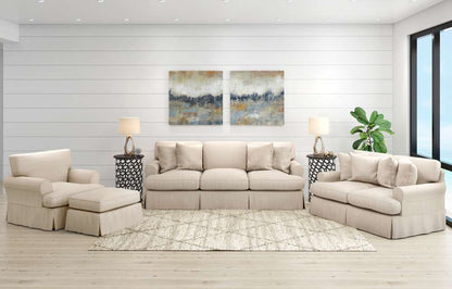 Sunset Trading -  Horizon 4 Piece Slipcovered Living Room Set  - SU-1176-84-00102030 veiw 8