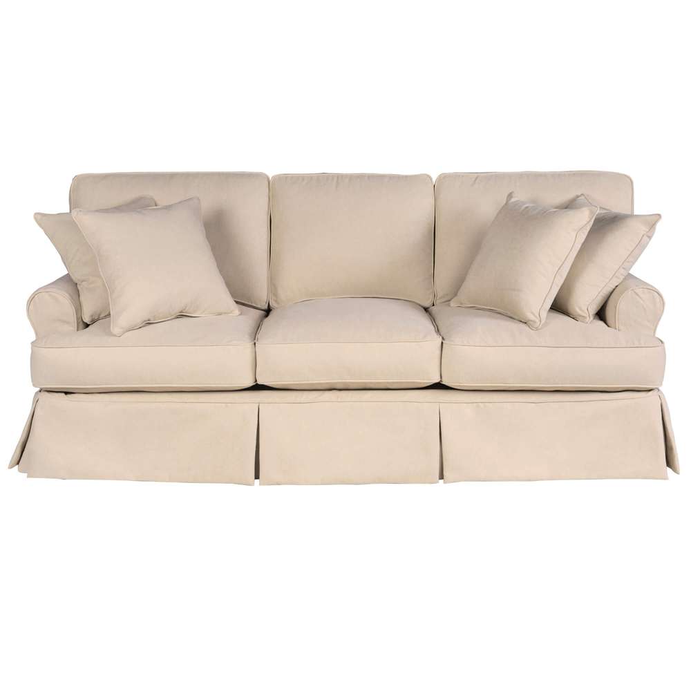 Sunset Trading -  Horizon 4 Piece Slipcovered Living Room Set  - SU-1176-84-00102030 veiw 9