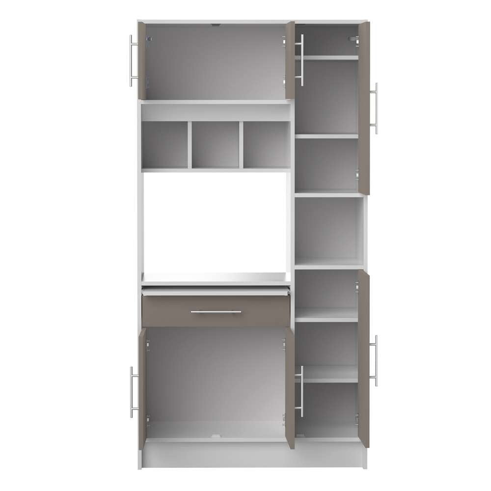 TEMAHOME - Louise Kitchen Pantry in White / Taupe - X8070X2191A80 veiw 3