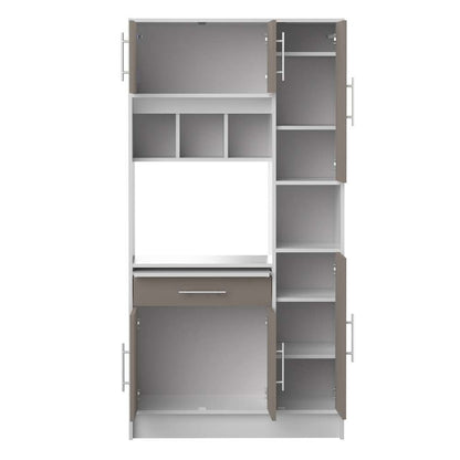 TEMAHOME - Louise Kitchen Pantry in White / Taupe - X8070X2191A80 veiw 3