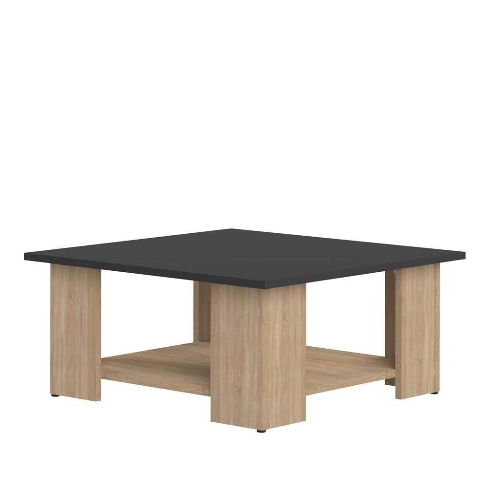 TEMAHOME - Square 67 Coffee Table in Natural Oak Color / Black - E2084A3476X00 veiw 1