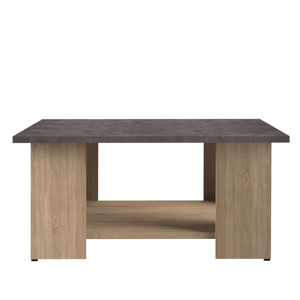 TEMAHOME - Square 67 Coffee Table in Oak Color / Concrete Look - E2084A3498X00 veiw 1