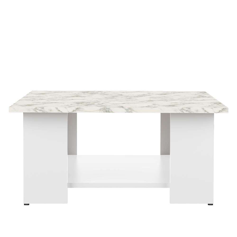 TEMAHOME - Square 67 Coffee Table in White / Marble Look - E2084A2145X00 veiw 4