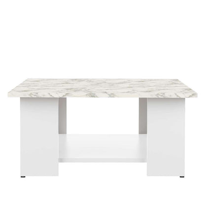 TEMAHOME - Square 67 Coffee Table in White / Marble Look - E2084A2145X00 veiw 4