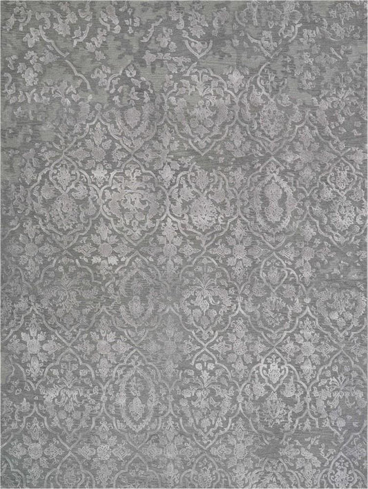 Nourison - Opaline OPA14 Grey 86in x 116in Oversized Rug - OPA14-99446143501_CLOSEOUT veiw 1