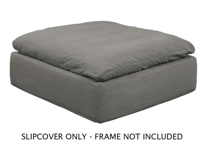 Sunset Trading - Contemporary Puff Collection Slipcover Only for 44in Square Modular Ottoman Gray - SU-145830SC-391094 veiw 1