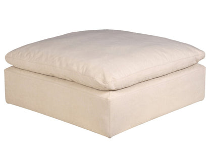 Sunset Trading - Contemporary Puff Collection Slipcover Only for 44in Square Modular Ottoman Tan/Beige - SU-145830SC-391084 veiw 2