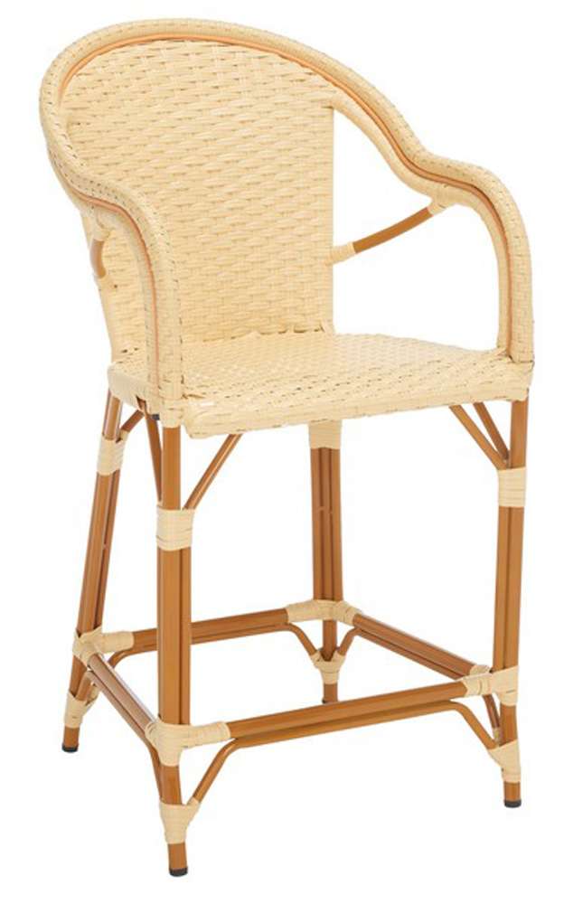 Safavieh - California Counter Stool W Arm - Natural - PAT7533A veiw 3