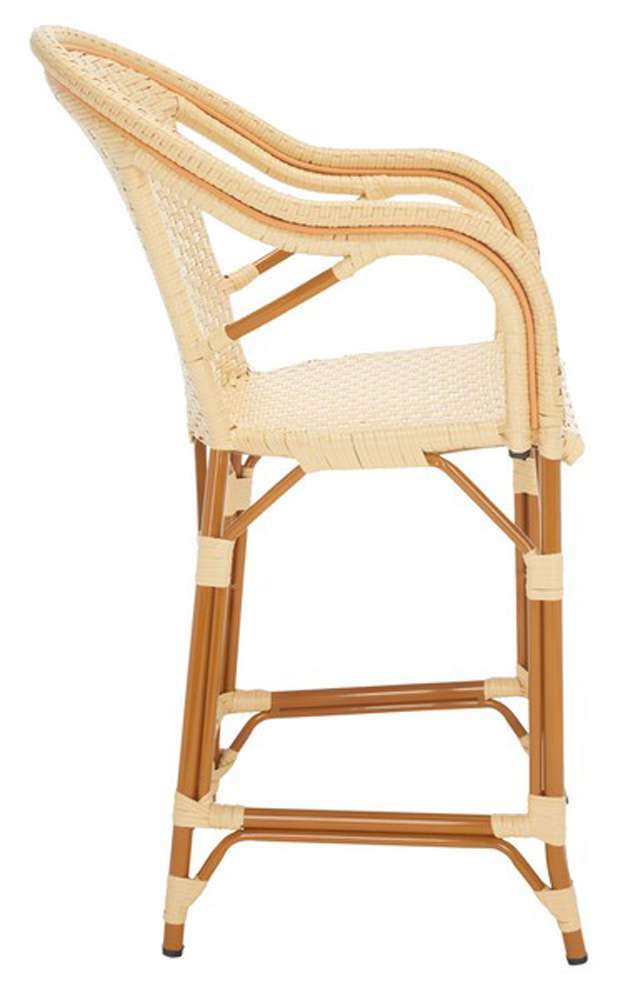 Safavieh - California Counter Stool W Arm - Natural - PAT7533A veiw 4