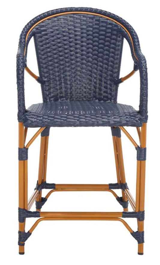 Safavieh - California Counter Stool W Arm - Navy - PAT7533B veiw 1