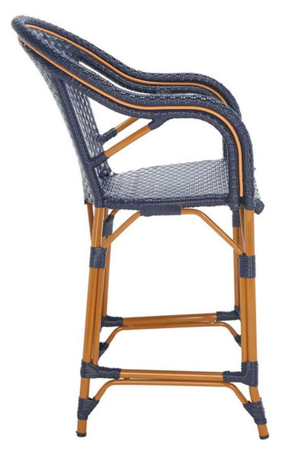 Safavieh - California Counter Stool W Arm - Navy - PAT7533B veiw 4