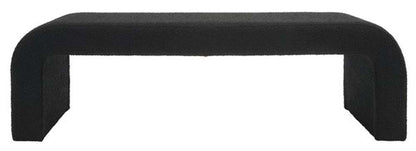 Safavieh - Caralynn Upholstered Bench - Black - SFV5027B veiw 1