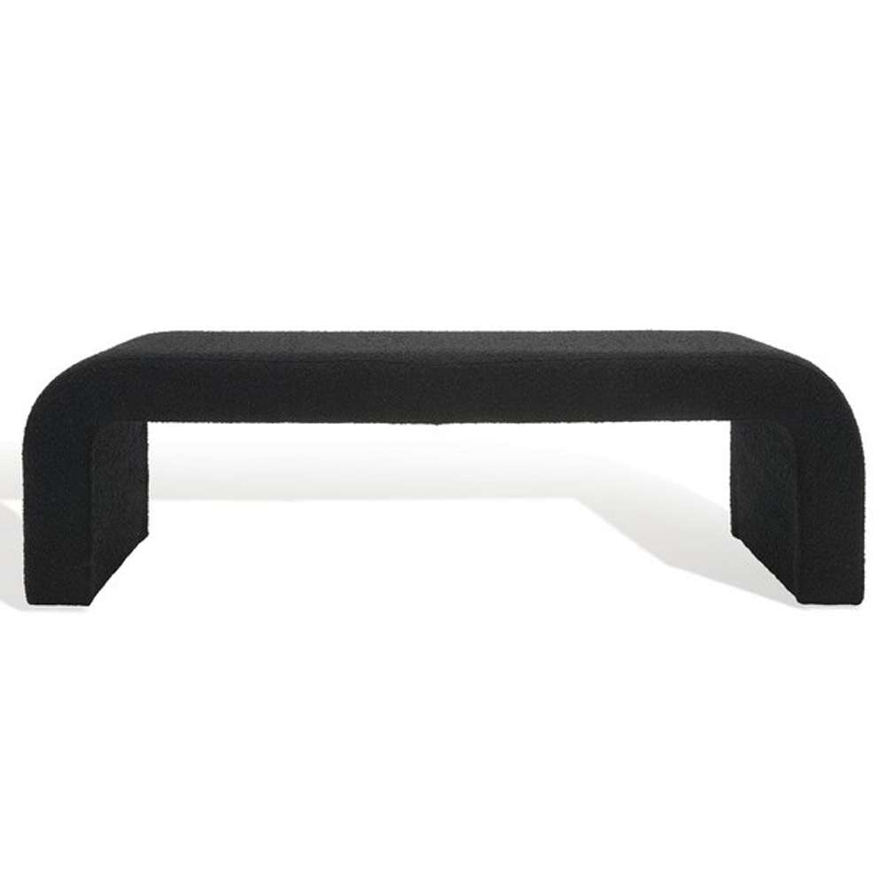 Safavieh - Caralynn Upholstered Bench - Black - SFV5027B veiw 2