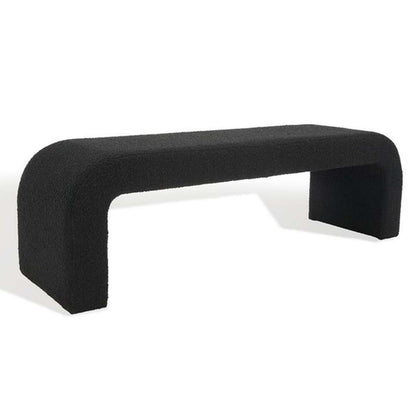 Safavieh - Caralynn Upholstered Bench - Black - SFV5027B veiw 4