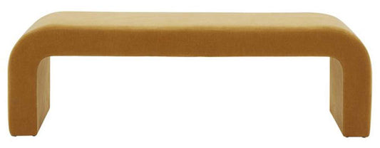 Safavieh - Caralynn Upholstered Bench - Butterscotch - SFV5027F veiw 1