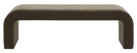 Safavieh - Caralynn Upholstered Bench - Dark Olive - SFV5027E veiw 1