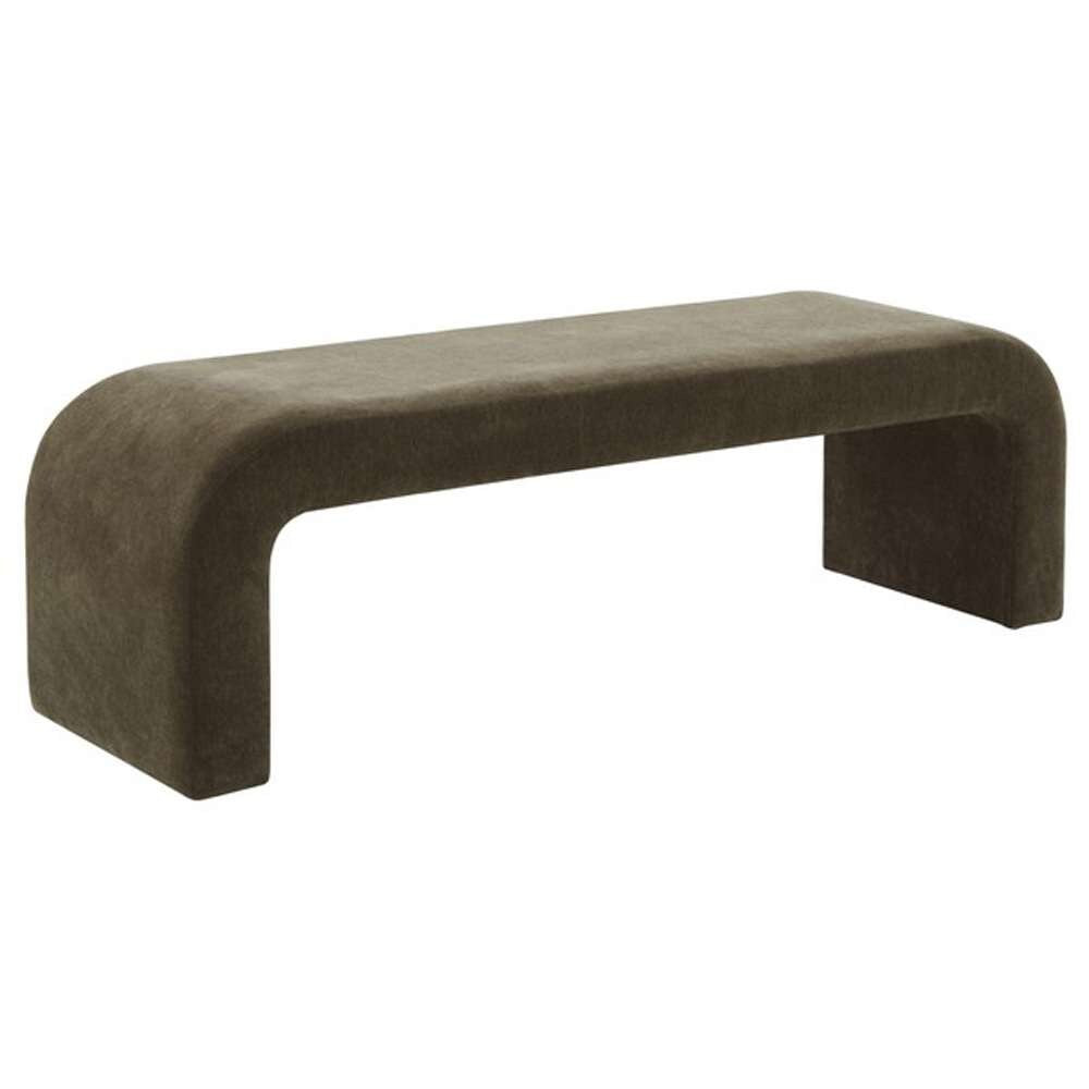 Safavieh - Caralynn Upholstered Bench - Dark Olive - SFV5027E veiw 2
