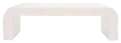 Safavieh - Caralynn Upholstered Bench - Ivory - SFV5027A veiw 1
