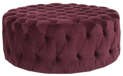 Safavieh - Charlene Ottoman - Bordeaux - MCR4638B veiw 1