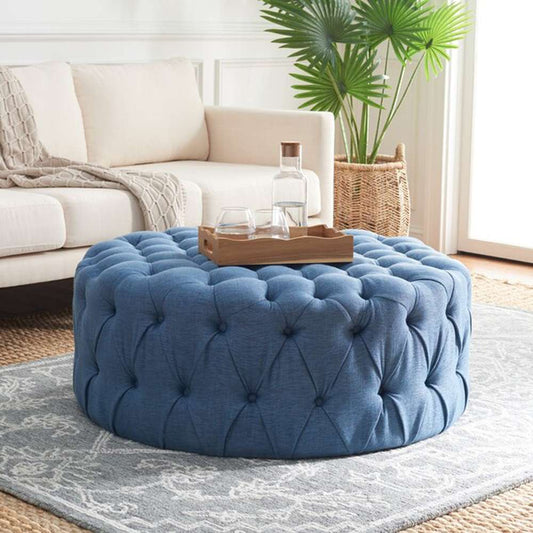 Safavieh - Charlene Ottoman - Navy - MCR4638H veiw 2