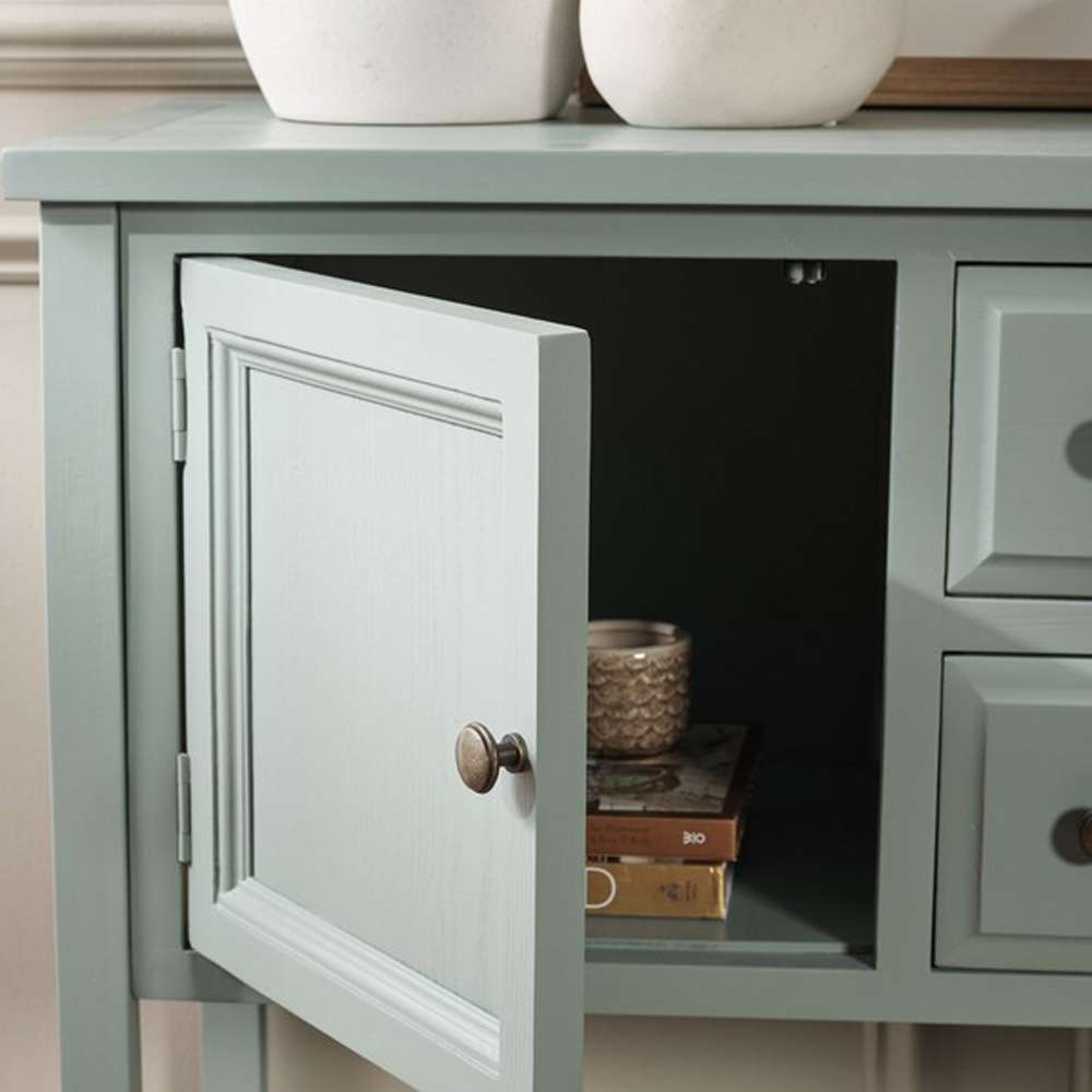 Safavieh - Charlotte Sideboard - Aqua Smoke - AMH6517H veiw 2