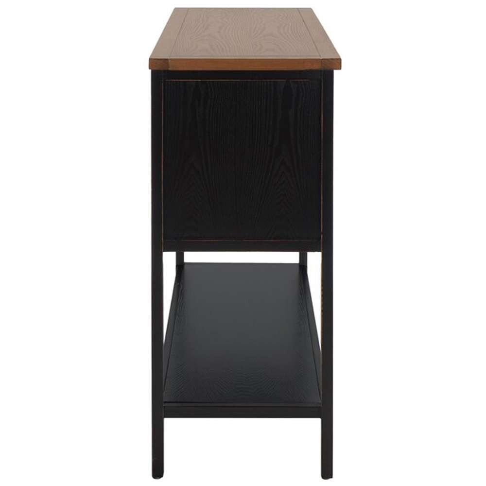 Safavieh - Charlotte Sideboard - Black - Oak - AMH6517D veiw 4