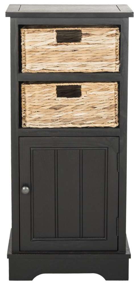 Safavieh - Connery Cabinet - Distressed Black  - AMH5742A veiw 1