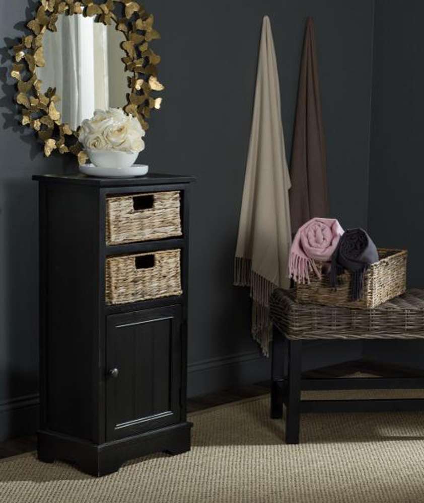 Safavieh - Connery Cabinet - Distressed Black  - AMH5742A veiw 2