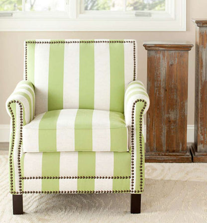 Safavieh - Easton Club Chair - Green - White - MCR4572C veiw 2