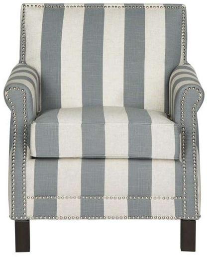 Safavieh - Easton Club Chair - Grey - White - MCR4572J veiw 1
