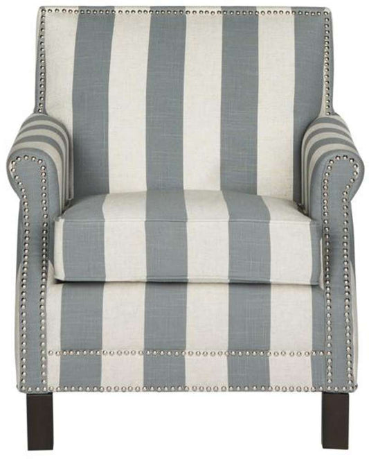 Safavieh - Easton Club Chair - Grey - White - MCR4572J veiw 1