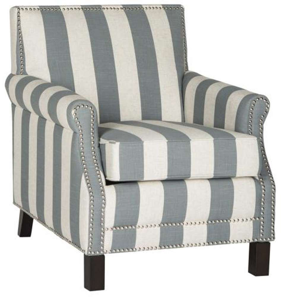 Safavieh - Easton Club Chair - Grey - White - MCR4572J veiw 2