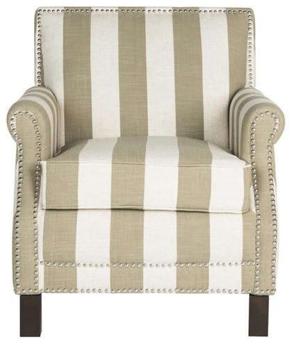 Safavieh - Easton Club Chair - Olive - White - MCR4572K veiw 1