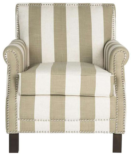 Safavieh - Easton Club Chair - Olive - White - MCR4572K veiw 1