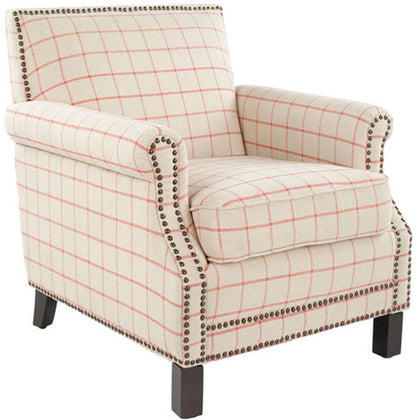 Safavieh - Easton Club Chair - Tan - Red - MCR4572D veiw 3